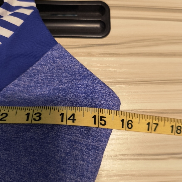 Lululemon Tank Top 8 Blue Striped Quick dry - Picture 5 of 6